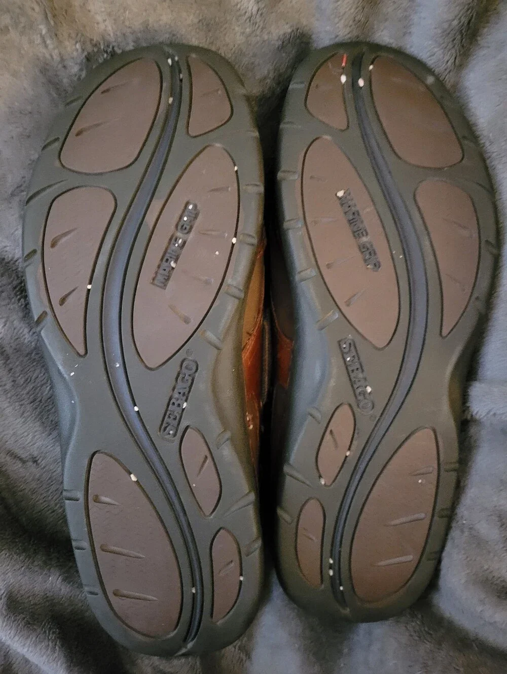 Sebago Men's Chestnut Brown Leather Moc Toe Boat Shoes